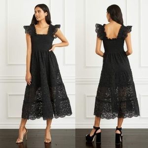 Hill House Ellie Nap Lace Sheer Dress Collection Limited Edition